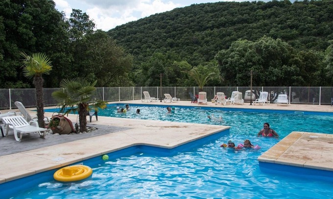 Saint-Maurice-d'Ibie Maison | Camping Le Sous Bois* - Mobil Home Premium Air Conditioned 3 rooms 4/6 people