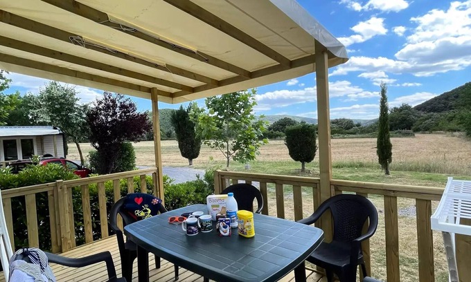 Saint-Maurice-d'Ibie Maison | MOBIL HOME 2 Chambre 4/6 pers EVO29 + Clim samedi 6 personnes