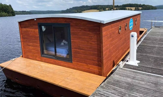 Auphelle Maison | Camping Paradis les 2 Îles - Lodge Boat 3 rooms 4 people