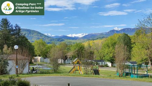 Montjoie-en-Couserans Autre | Camping Parc d'Audinac les Bains 3 étoiles - Piscine chauffée - Vue montagne