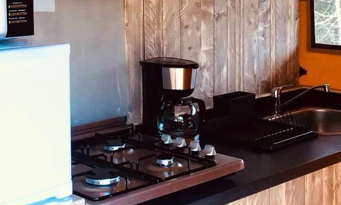 Cassagnabere-Tournas Maison | Camping Pré Fixe**** - Lodge Safari Woody 3 rooms 4 persons