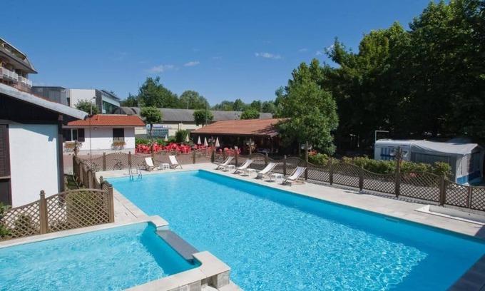 Barza Maison | Camping Smeraldo Dormeletto Mobilehome Standard with lake view for 4 persons
