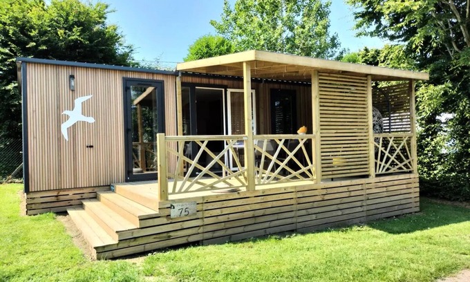 Les Loges Maison | Mobil-home L'Oiseau Blanc Sunêlia Luxe 2 chambres - 2 salles de bain 4 personnes