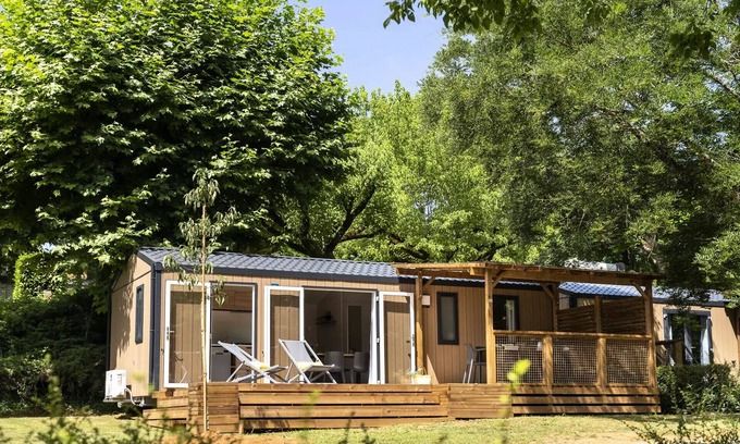 Loches Maison | Mobil-home PREMIUM 3 Pièces 4 Personnes Climatisé + TV
