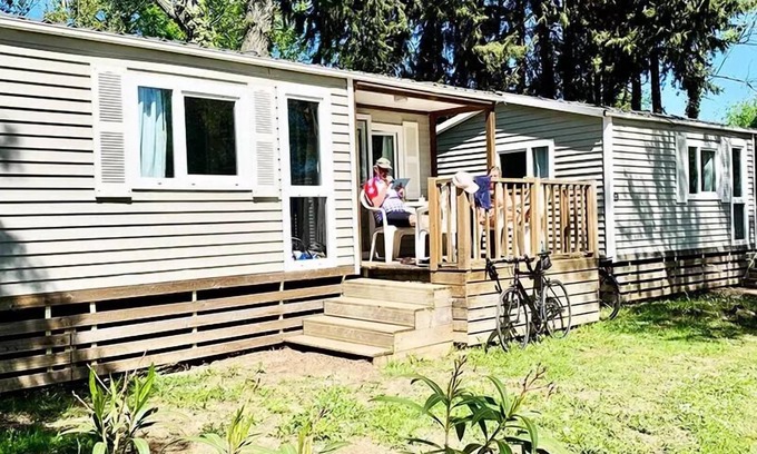 Mirepeisset Maison | Mobil-home MALIN 24m² - 2 chambres - climatisation - terrasse 4 personnes