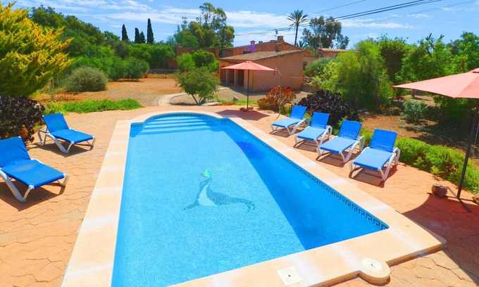 Es Llombards Villa | Can Cova, Wi-fi, piscine, jardin, à 5 minutes de la plage de Cala Llombards