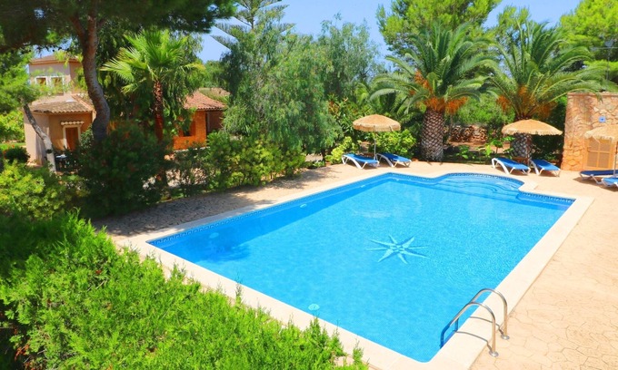 Es Palmer Villa | Can Crestall Air conditionné, Wi-fi, piscine, à 15 minutes de la plage Es Trenc
