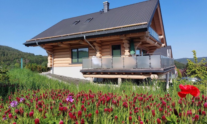 Langweiler Chalet De Ski | Cabanes en rondins canadiens avec vue sur le lac et le parc national / nouveau bâtiment !!!