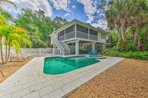 Anna Maria Maison | Canal-front Gem with Pool and Hot Tub in Anna Maria
