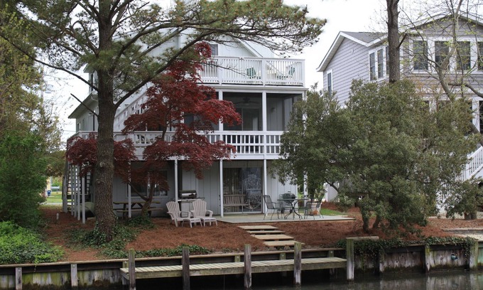 South Bethany Harbor Maison | Canal House - Retraite familiale relaxante