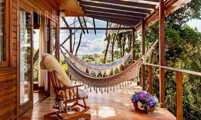 Rancho Queimado Copropriété | Rancho do Canarinho, Poêle à Bois avec Vue