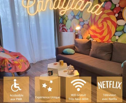 Meaux Appartement | Candyland-20min Disney-Famille