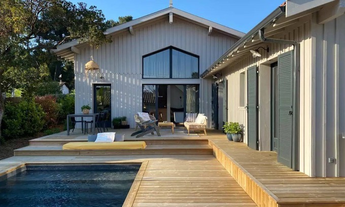 Claouey Maison | Au Cap Ferret. Adorable Villa vue bassin 200 m de la plage