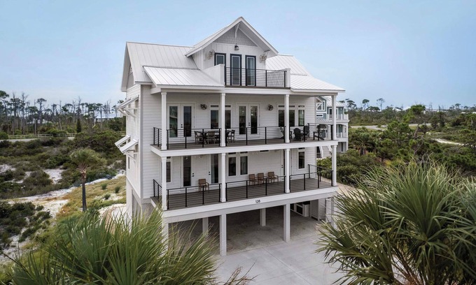 Cape San Blas Maison | Cape San Blas Gem w/ Sunrise + Sunset Views
