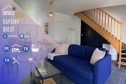 Lambezellec Appartement | Capstay - Brest - Lambezellec- 7 minutes des plages et du port