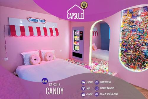 Roubaix Maison | Capsule Candy - piscine à boules - cinéma privé