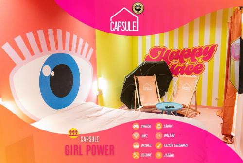 Marchienne-au-Pont Appartement | Capsule Girl Power SPA - balneo - Sauna - Karaoké - Billard - 2 chambres