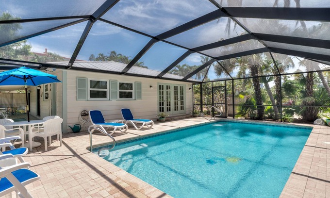 Captiva Maison | Captiva Mermaid Pool House - Côté plage du centre du village