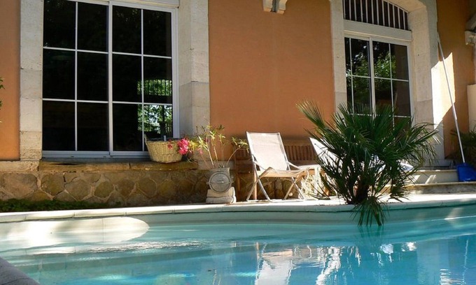 Pomas Maison | CARCASSONNE : GRAND LOFT AVEC PISCINE PRIVEE DANS VIEILLE GARE