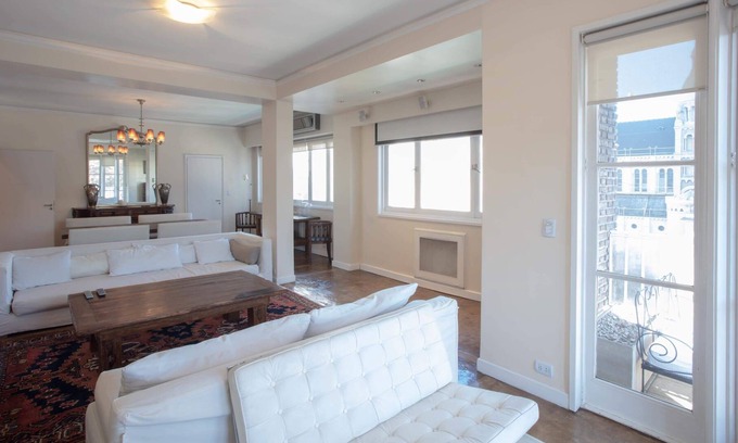 Retiro Appartement | Carlitos Gardel - Spacieux 3 chambres à coucher au centre-ville