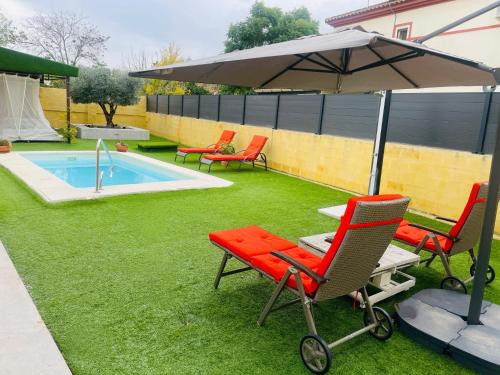 Gelves Maison | Casa Andaluza con piscina y jardín privado en Gelves a 15 minutos del centro de Sevilla