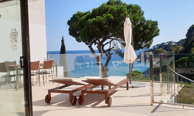 Tossa de Mar Maison | Kerstin Bruns. Casa Antonieta avec vue sur la mer