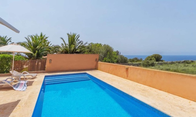 Cala Llombards Villa | Antonio House avec piscine et vue mer