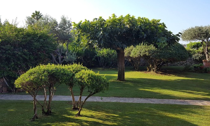 Porto Taverna Maison | Casa Camelie big gardened apartment 2 min. walk from the beach, internet Wi-Fi
