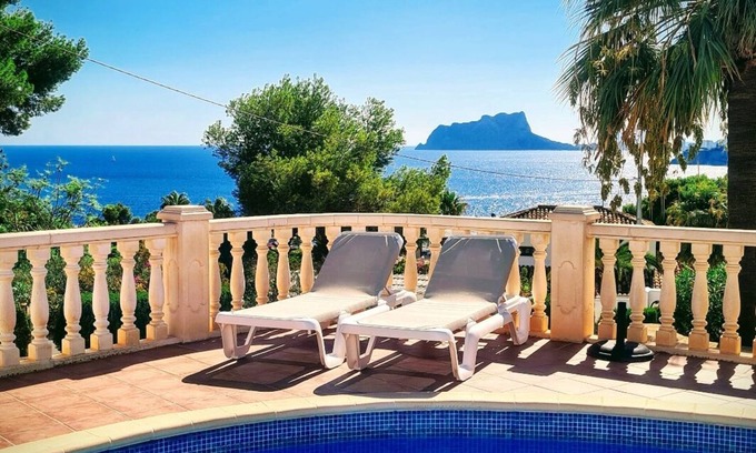 El Portet Villa | Casa Caspio. Panoramic Sea View Villa with Private Pool in El Portet, Moraira