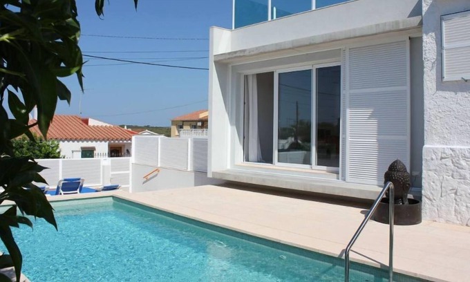 Cala en Porter Villa | Villa de trois chambres avec sa propre piscine et bain à remous. Fantastique terrasse sur le toit