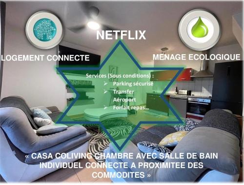 Saint-Pierre Autre | CASA COLIVING avec chambre salle de bain individuelles privatives
