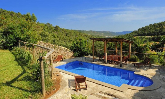 La Baronia de Rialb Maison | Casa con piscina y vistas a montaña - Cal Solsona