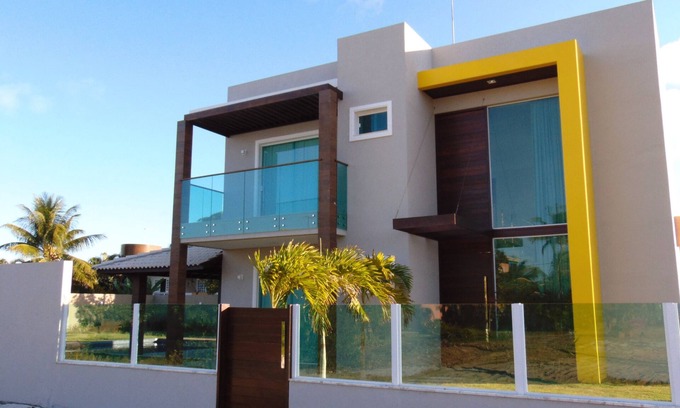 Barra do Jacuipe Maison | Casa das Palmeiras - 4 suites piscine à 250m de la plage Condo