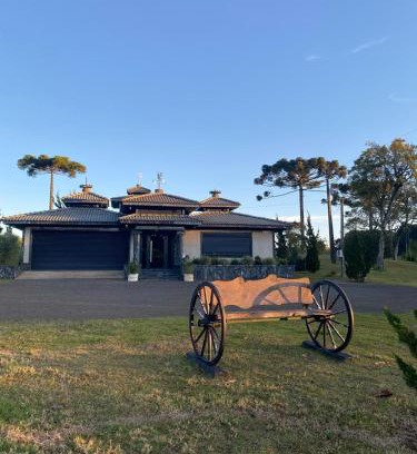 Fraiburgo Maison | Casa de Pedra Espaçosa na Fazenda
