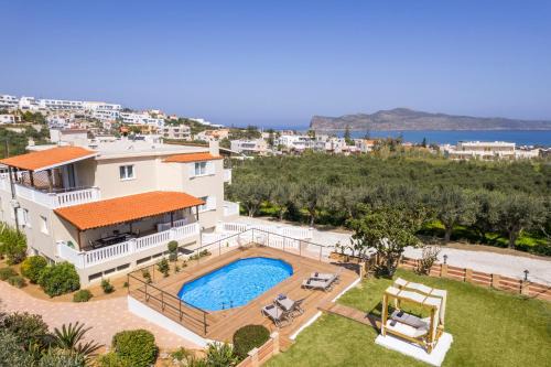 Agia Marina Appartement | Casa de philippe with unique Seaview 2' from beach