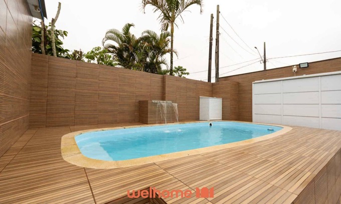 Santa Terezinha Maison | Casa em Itanhaém com piscina e churrasqueira