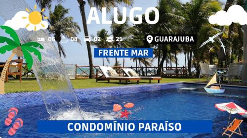 Parafuso Maison | Casa Frente Mar 5 Suítes Guarajuba em Condomínio