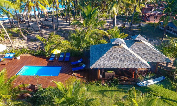 Barra Grande Maison | Casa Linda, front de mer de la plage de Taipus de Fora, Marau