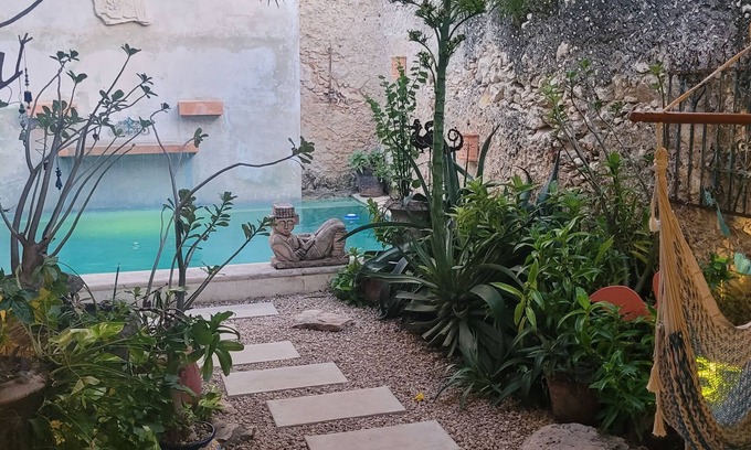 Centro Maison | CASA LOLA - Colonial bohème romantique dans le centre HIstorico avec piscine privée