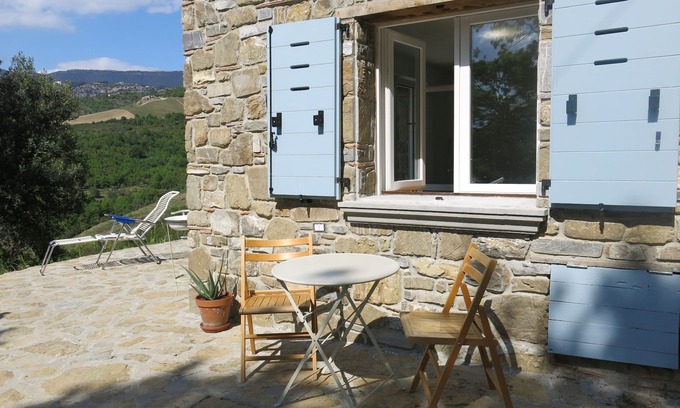 Cicerale Appartement | Casa Mancose, vacation in the olive grove with sea views in the Cilento