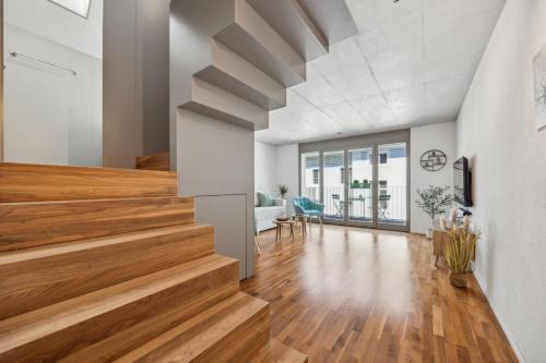 Langenthal Appartement | Casa Milla, Apartment Langete - Moderne & zentrale Maisonette mit Balkon und Tiefgarage