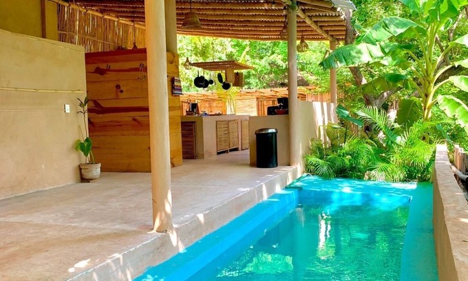 San Agustinillo Maison | Casa Natura, un écrin de paradis sur le Pacifique, piscine, starlink