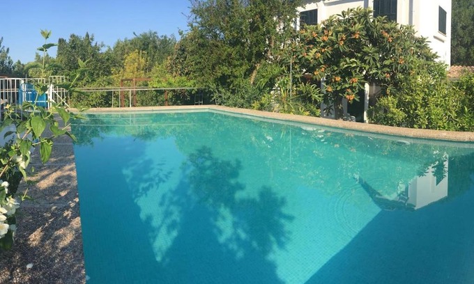 Binissalem Villa | Casa Radha, near Palma. Chlorine-free pool, sauna