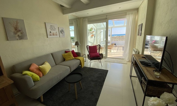 Mas Pinell Appartement | Casa Regina - Front de mer, Climatisation et Parking