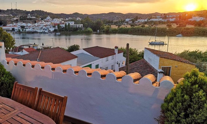 Sanlucar de Guadiana Maison | Casa rural La Rabá Terraza con increíbles vistas