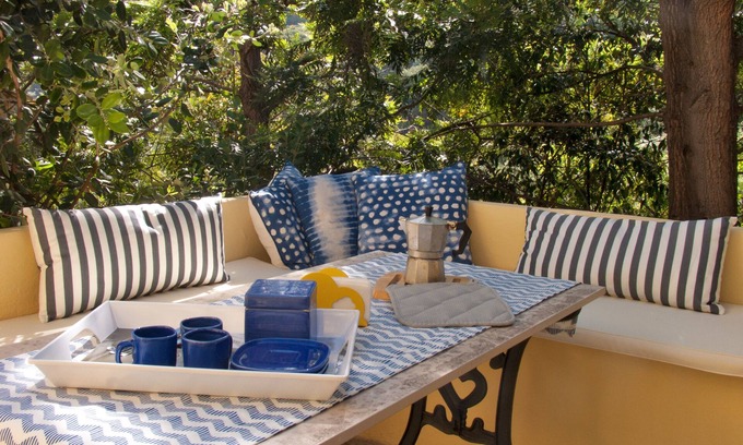 Lipari Maison | Casa Scirocco Limone- Villa avec jardin avec vue sur la mer