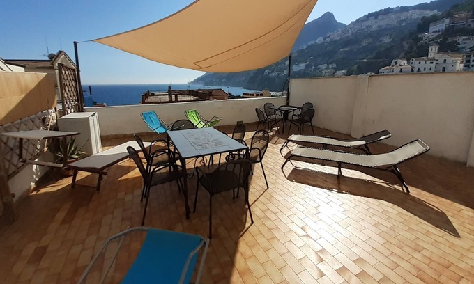Vietri sul Mare Appartement | Villa Sebastian - proche de la plage - pour les grandes familles ou groupes d'amis