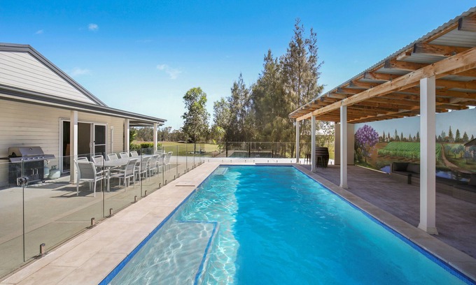 Pokolbin Maison | Casa Siena Hunter Valley 5 chambres king size toutes avec en-suites complètes.