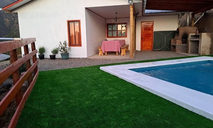 Olmue Appartement | Casa Vista del sol, con piscina, tinaja, y quincho