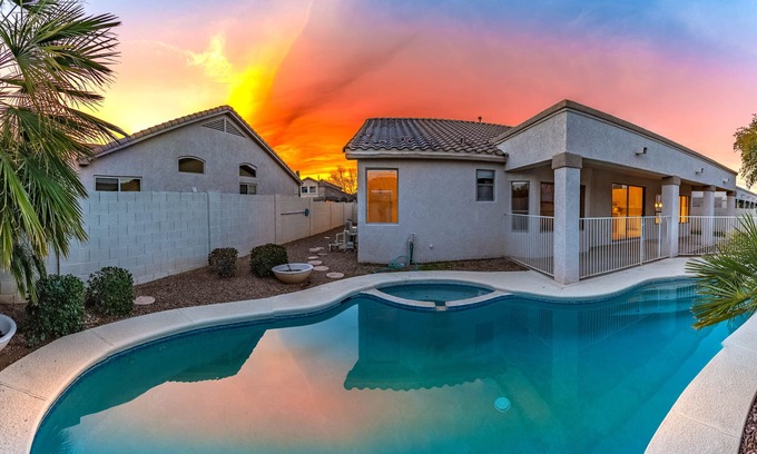 Rancho Vistoso Maison | Casa with Private pool and views of Pusch Ridge in Oro Valley